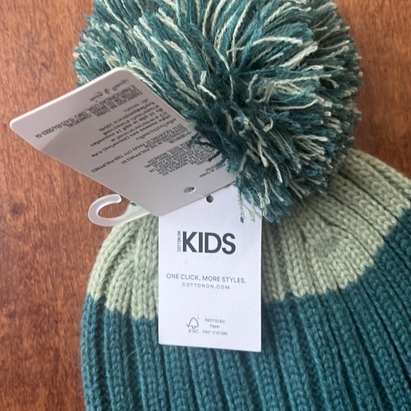 NWT Cotton On Winter Rib Knit Beanie Hat - Picture 4 of 4